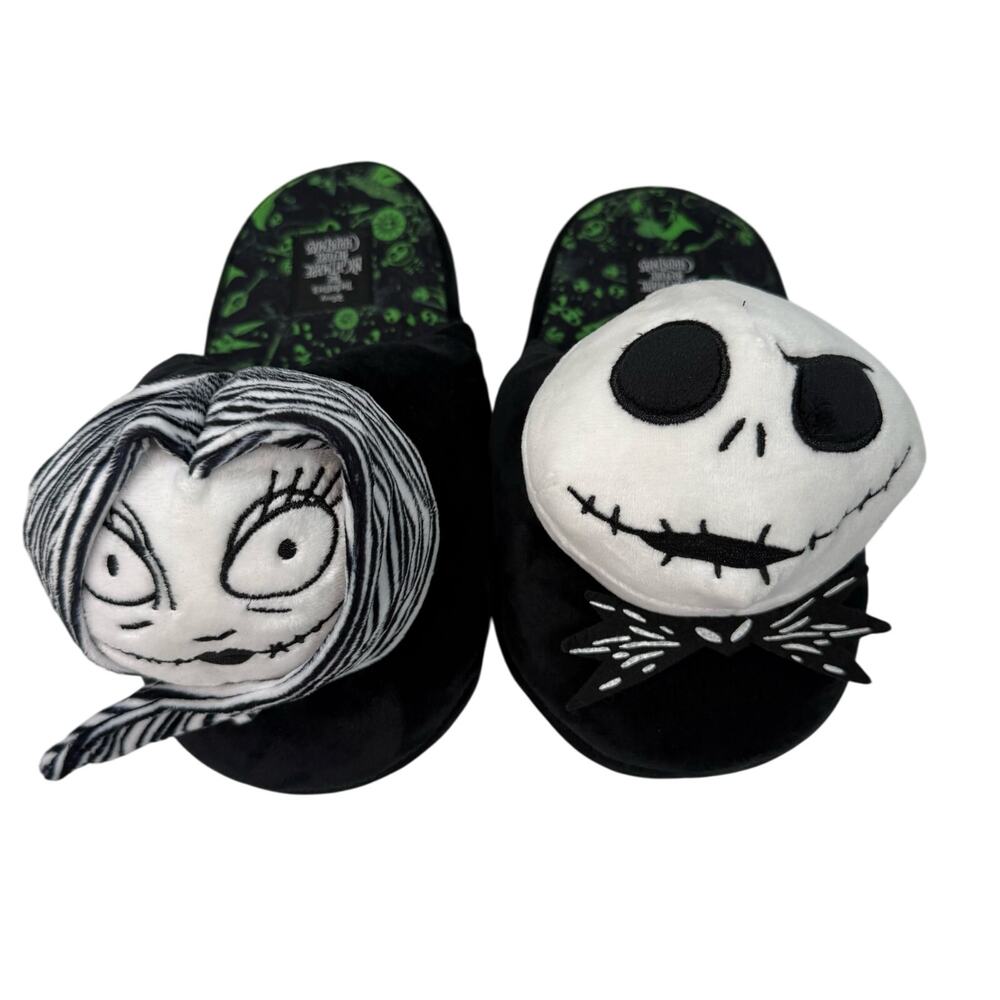 Disney Jack & Sally Nightmare Before Christmas Slippers Women’s 9/10